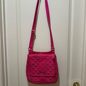 Vera Bradley hot pink crossbody purse.